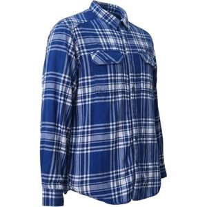 Columbia NCAA Kentucky Wildcats Flannel Shirt Men Size S Blue White Button Up
